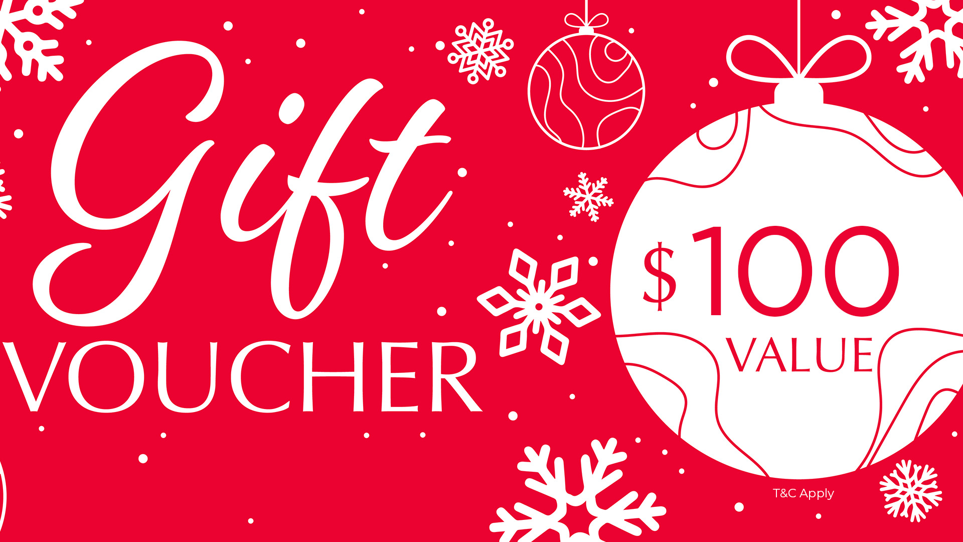 Gift Voucher Xmas Offer