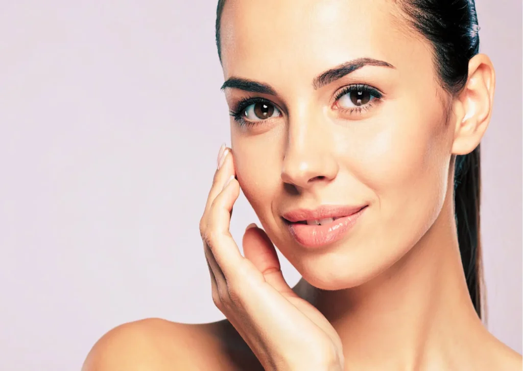 Collagen biostimulator womans face